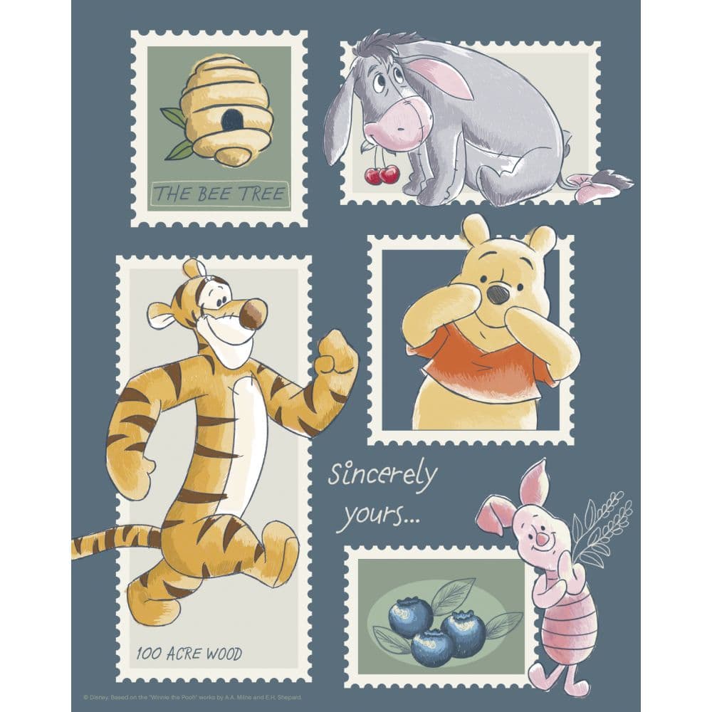 Winnie The Pooh Exclusive with Bonus Print 2027 Wall Calendar Fifth Alternate Image