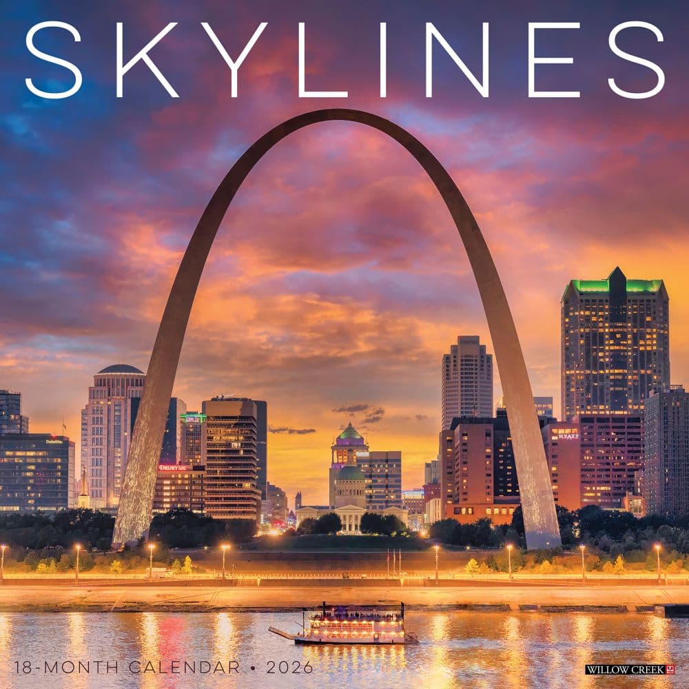 Skylines 2026 Wall Calendar Main Image