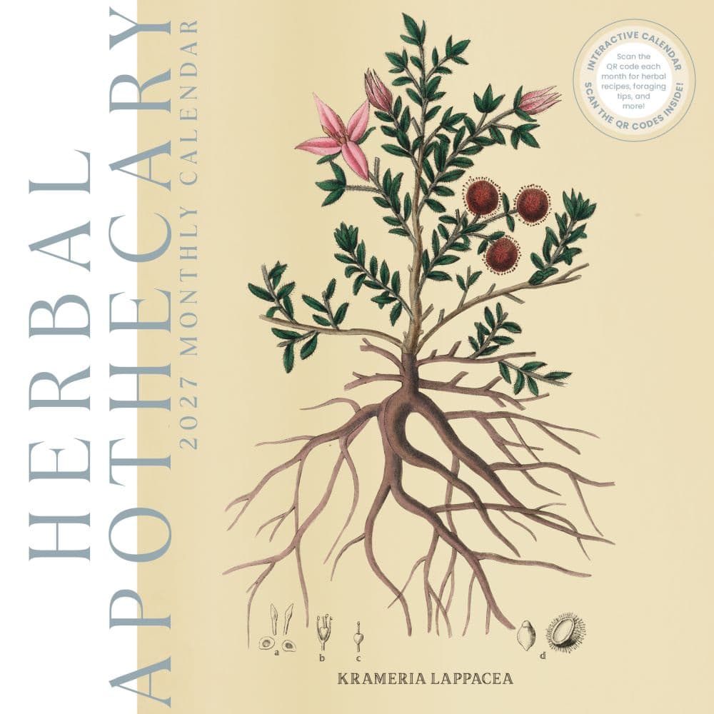 Herbal Apothecary 2027 Wall Calendar