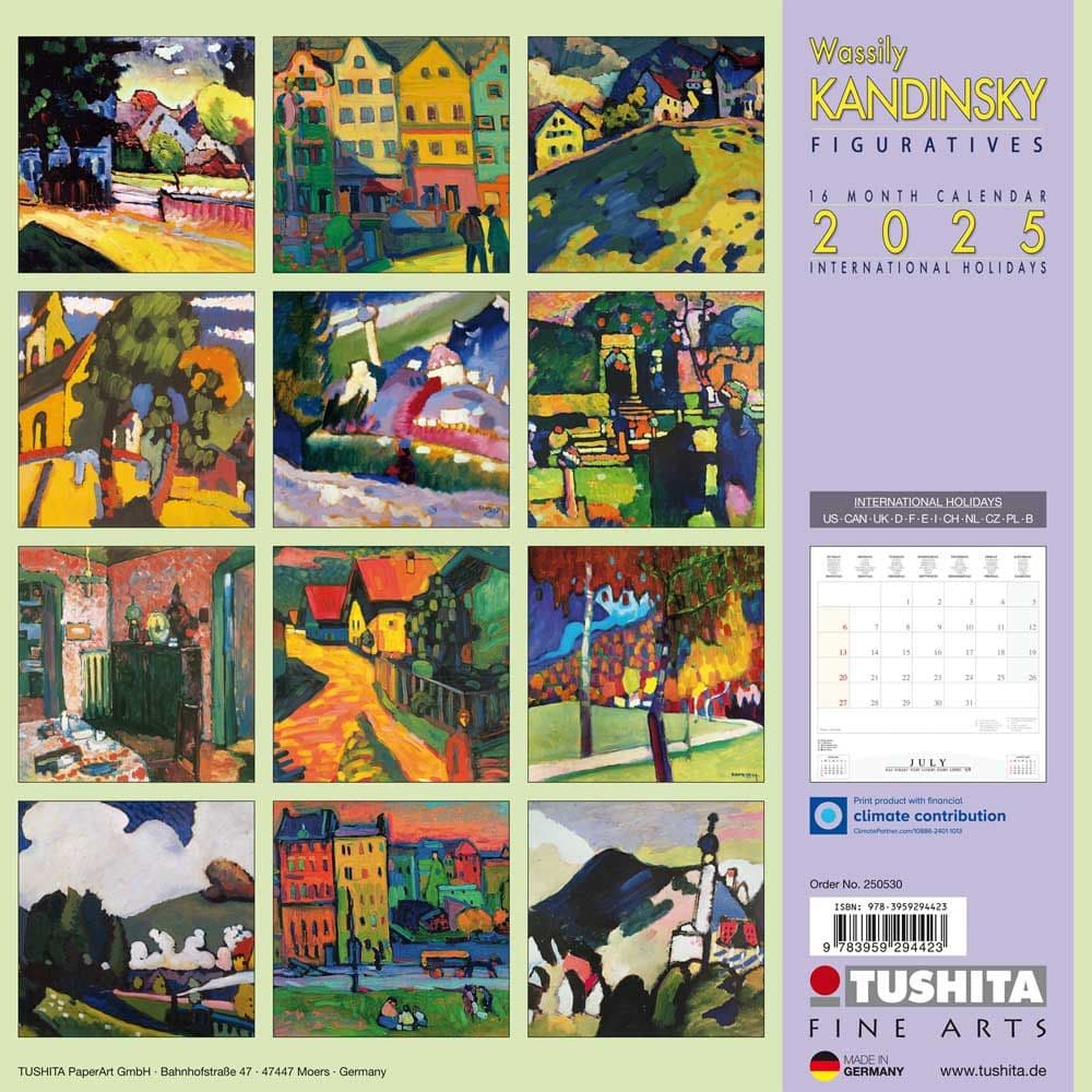 Kandinsky Figuratives 2025 Wall Calendar First Alternate Image width="1000" height="1000"