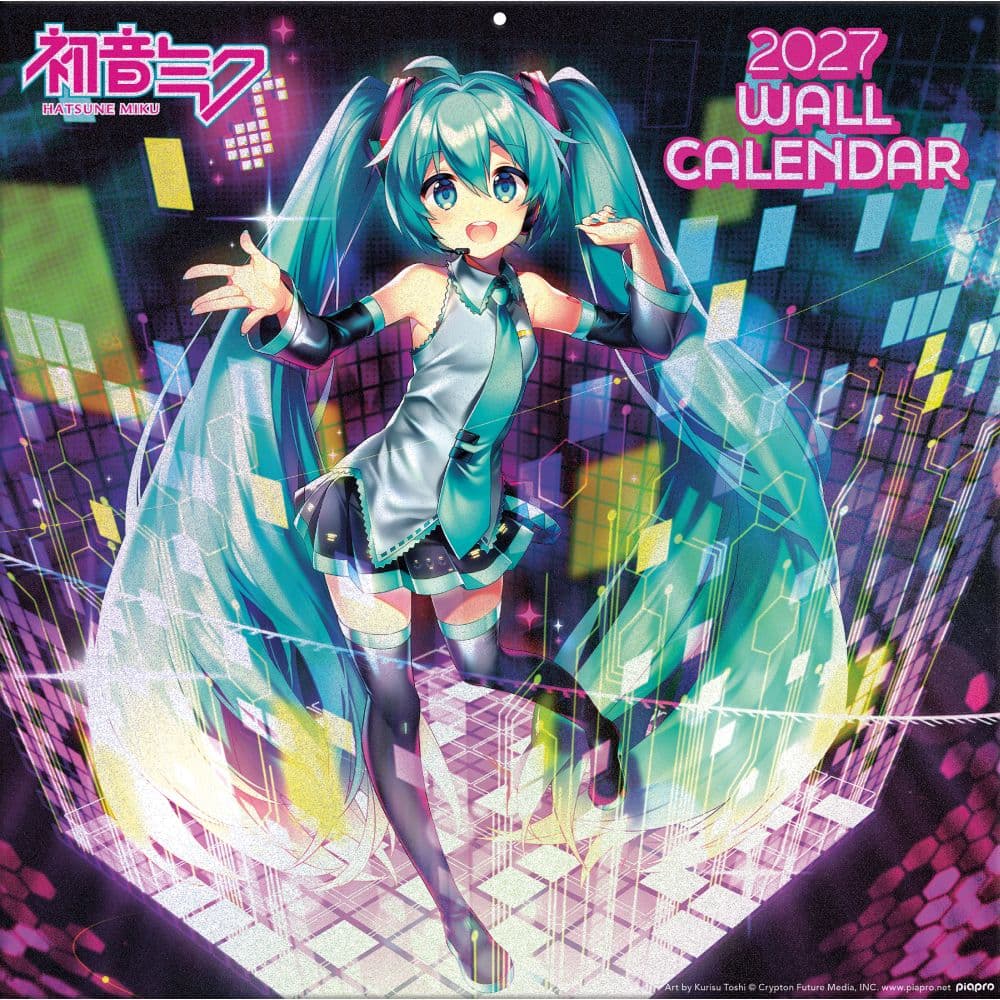 image Hatsune Miku 2027 Wall Calendar Main Product Image