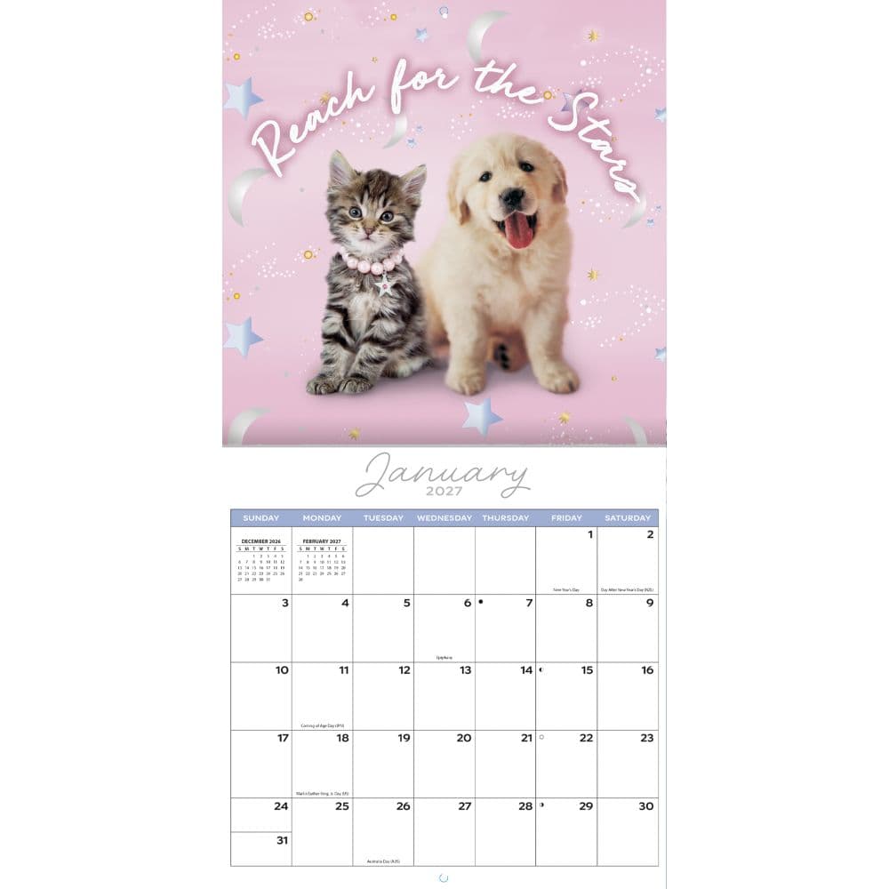 Rachel Hale Lovable Animals 2027 Mini Wall Calendar Third Alternate Image