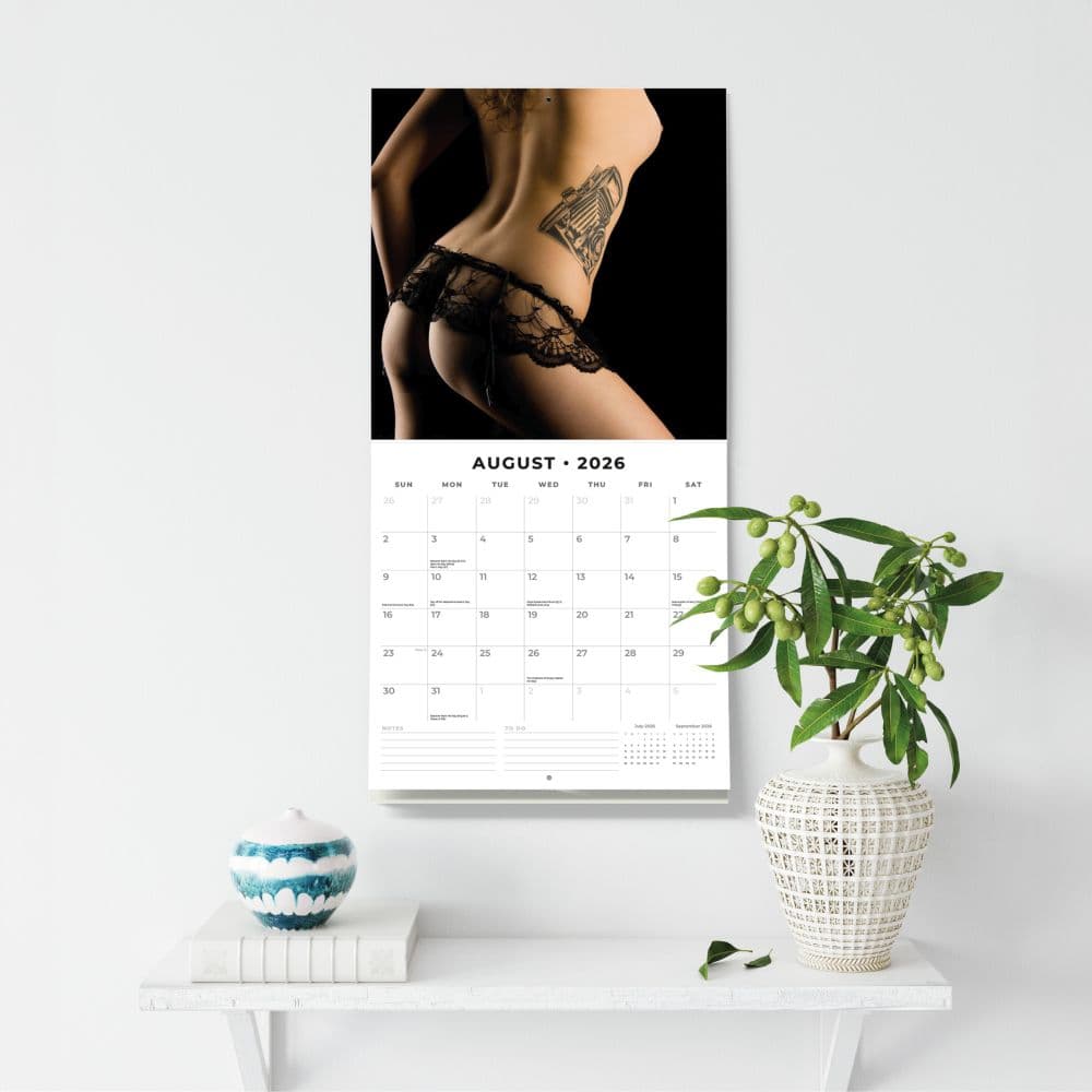 Tattoo Girls 2026 Wall Calendar Third Alternate Image