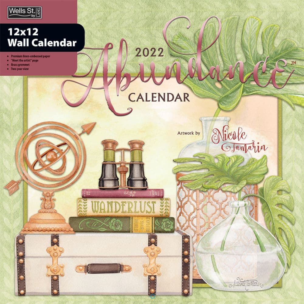 Abundance 2022 Wall Calendar