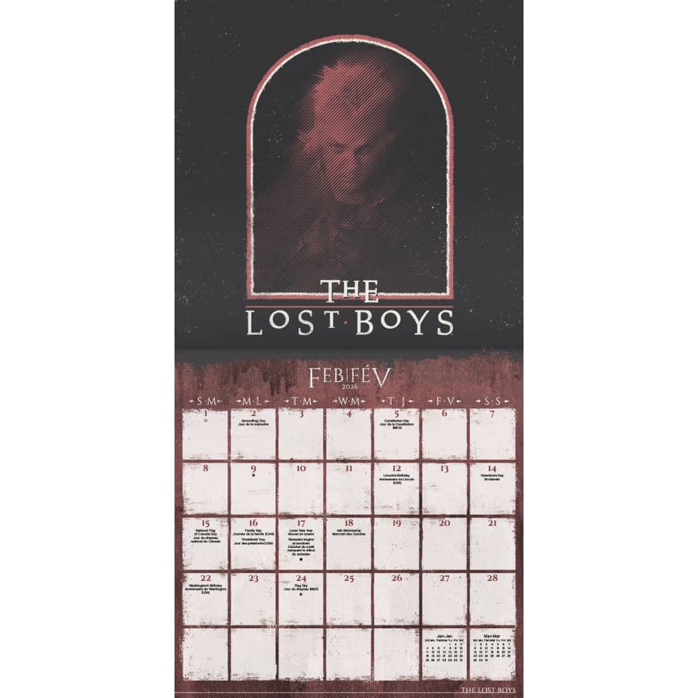 Horror Collection- French 2026 Wall Calendar Third Alternate Image