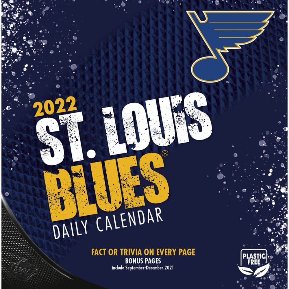 Nhl St Louis Blues 2022 Desk Calendar - Calendars.com