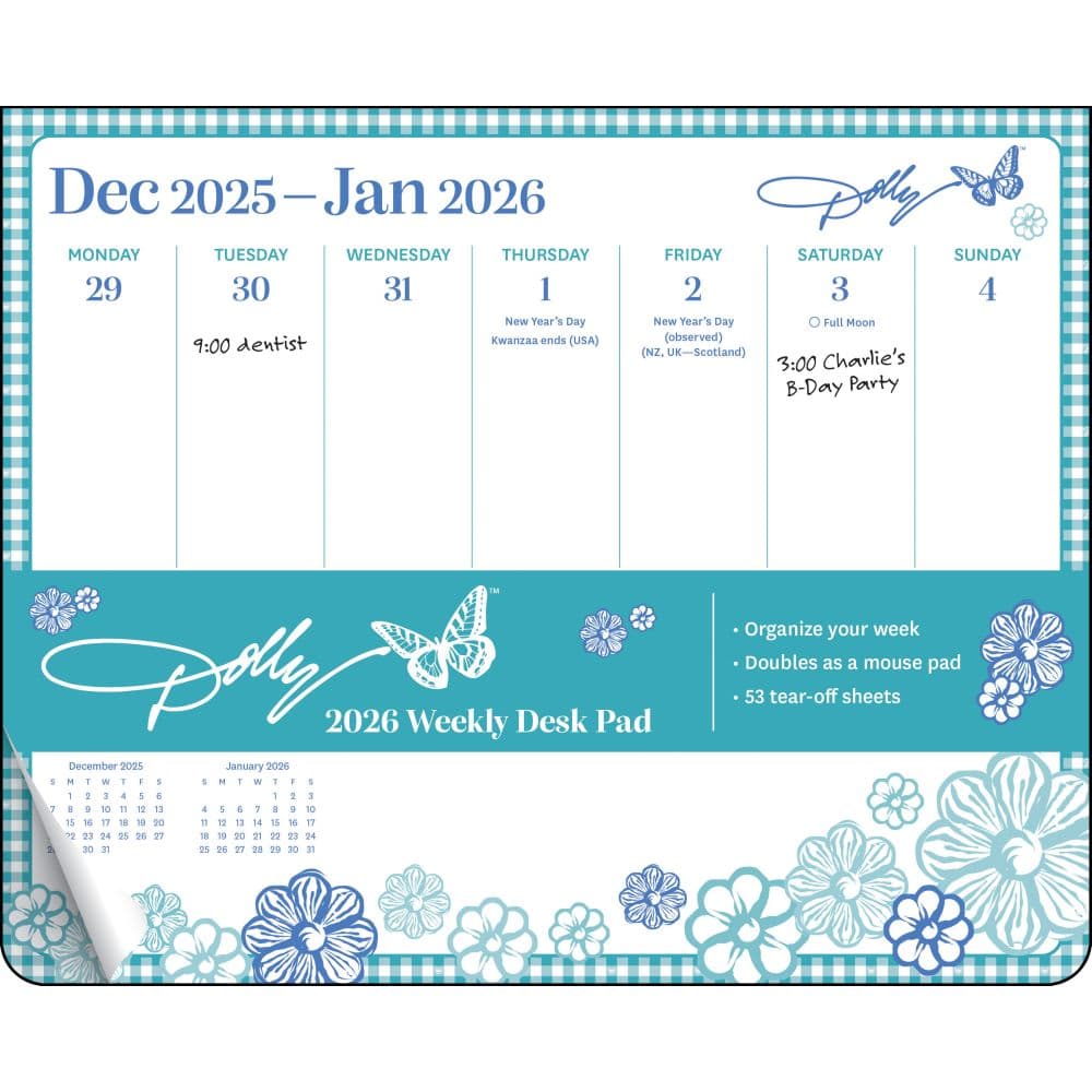 Dolly Parton 2026 Desk Pad Main Image