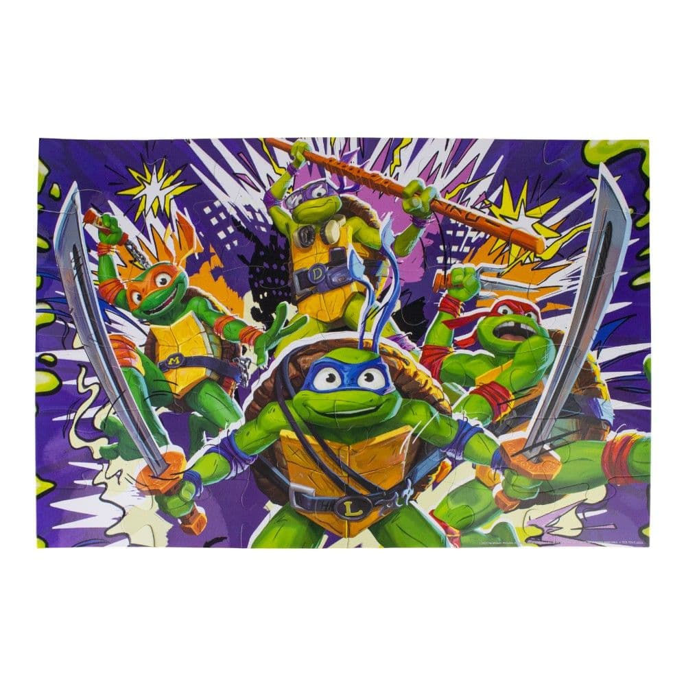 TMNT 36 Piece Floor Puzzle First Alternate Image