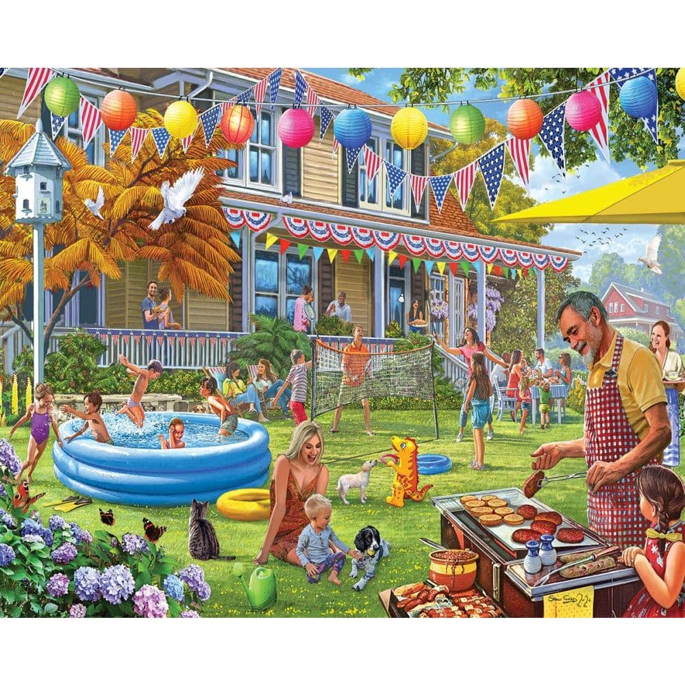 Backyard BBQ 1000 Piece Puzzle Main Image