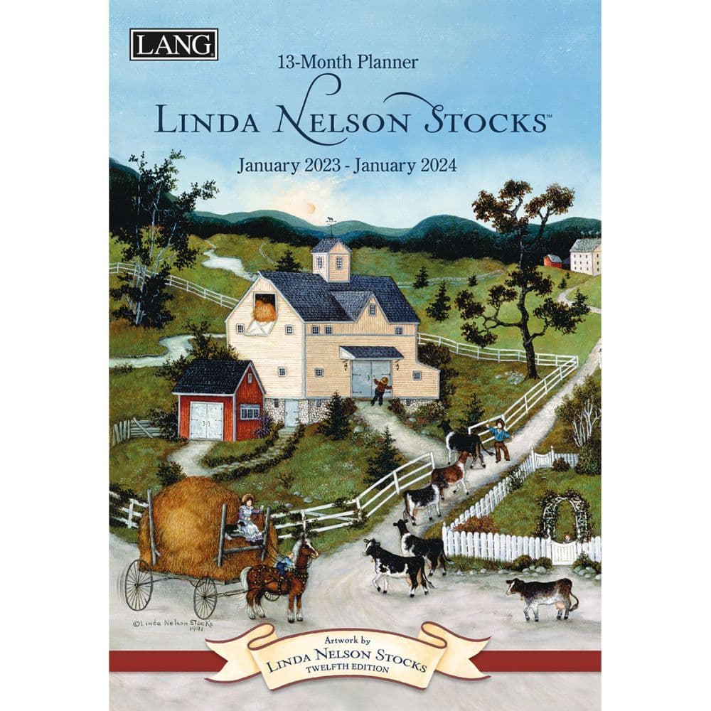 Linda Nelson Stocks Softcover 2023 Monthly Planner