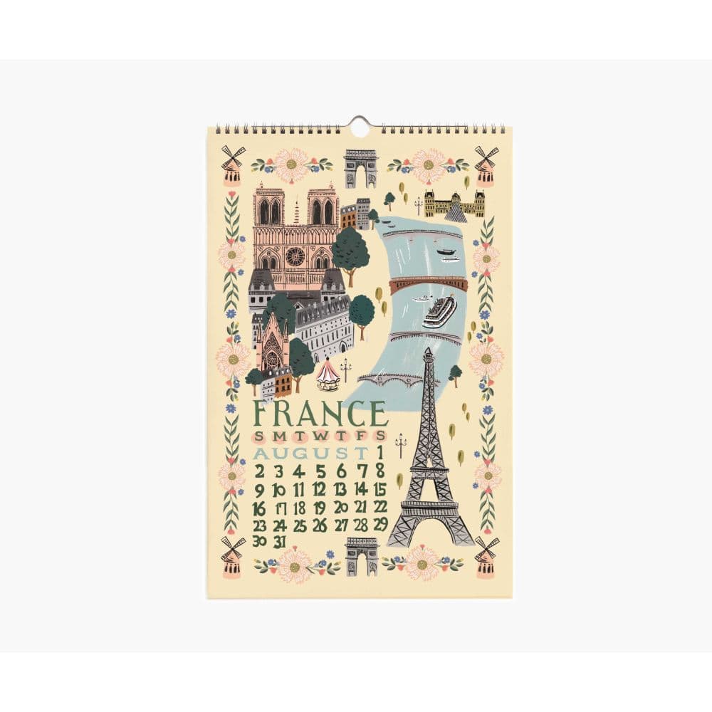World Travel 2026 Wall Calendar Eighth Alternate Image