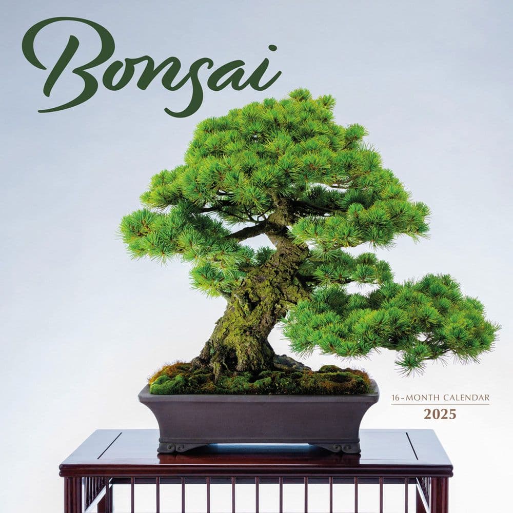 Bonsai 2025 Wall Calendar