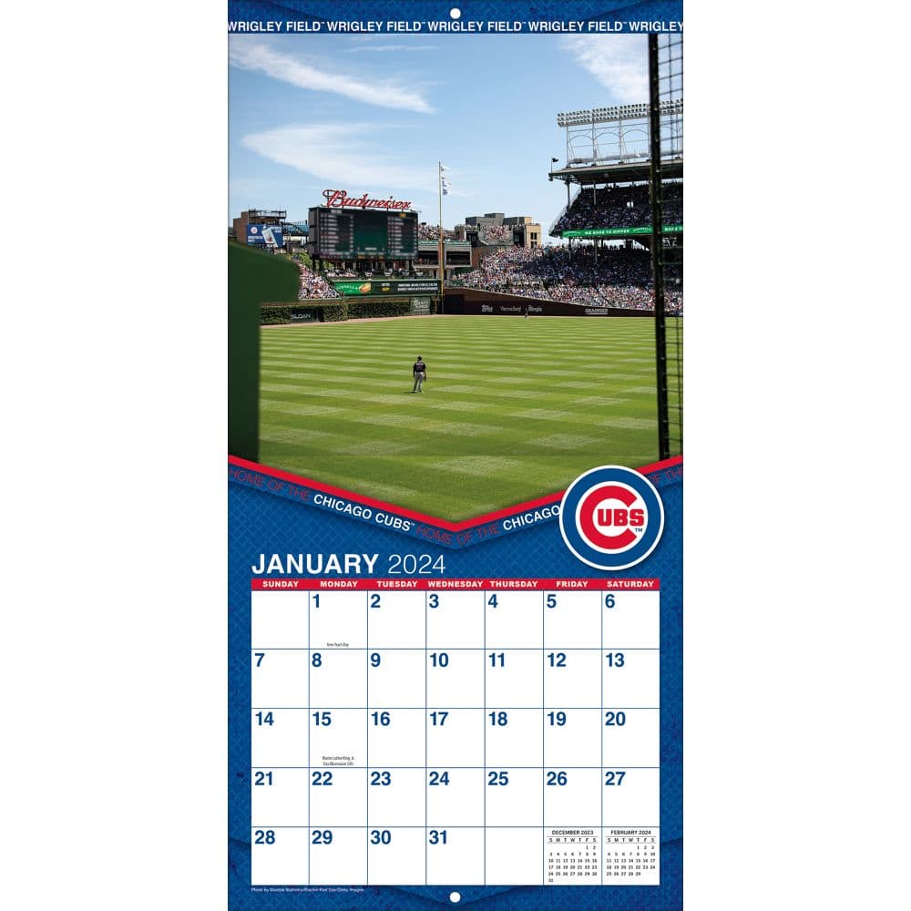 Wrigley Field 2024 Wall Calendar