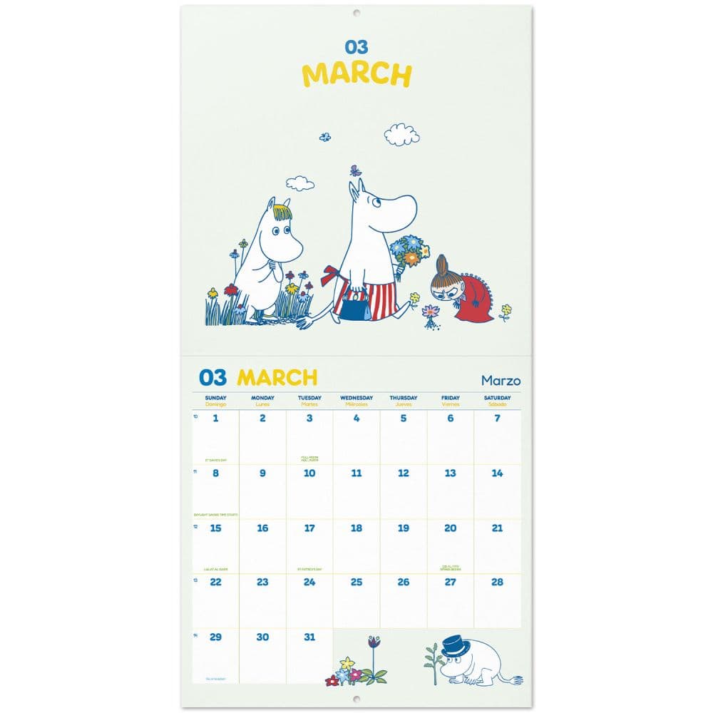 Moomin 2026 Wall Calendar Second Alternate Image