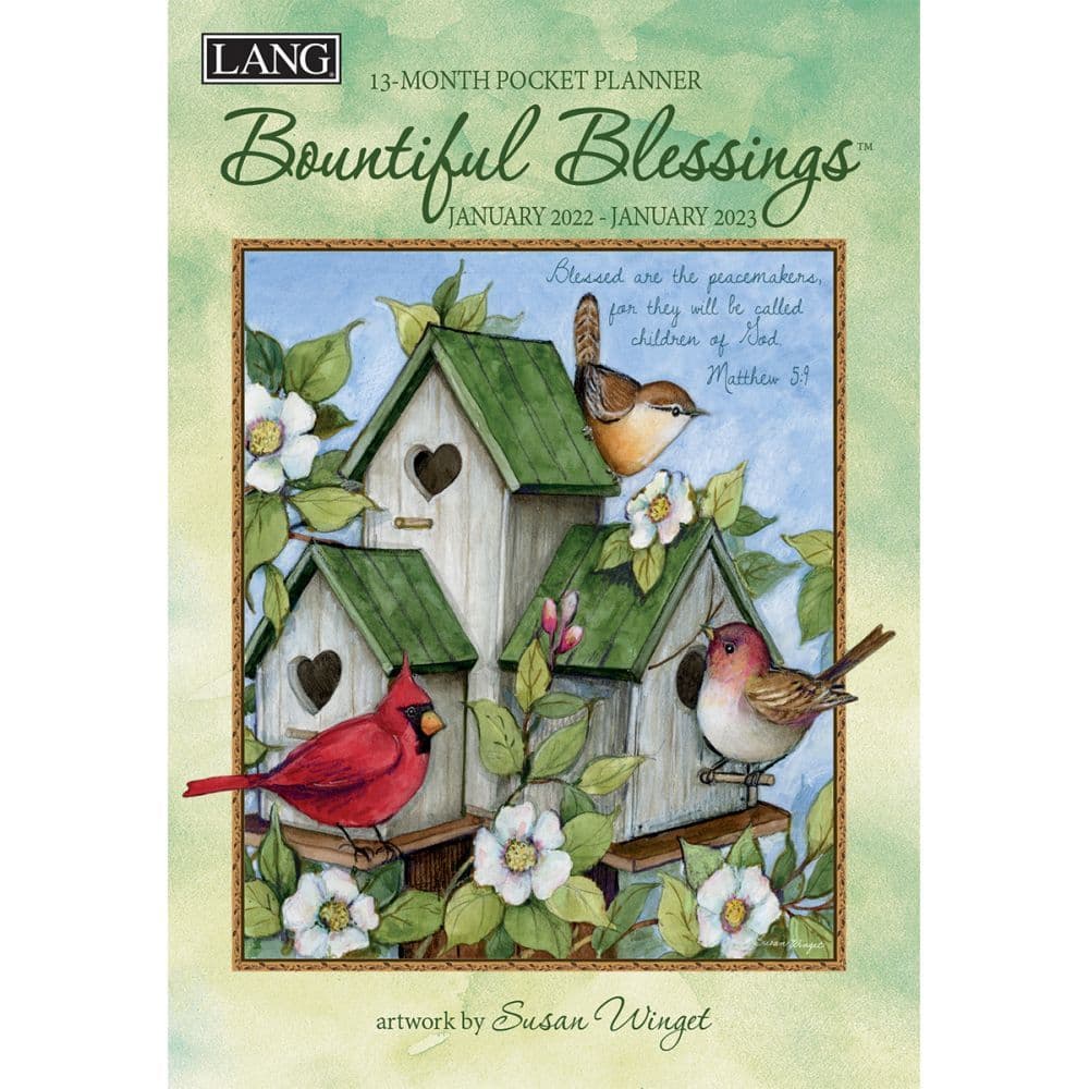 Bountiful Blessings 2022 Monthly Pocket Planner