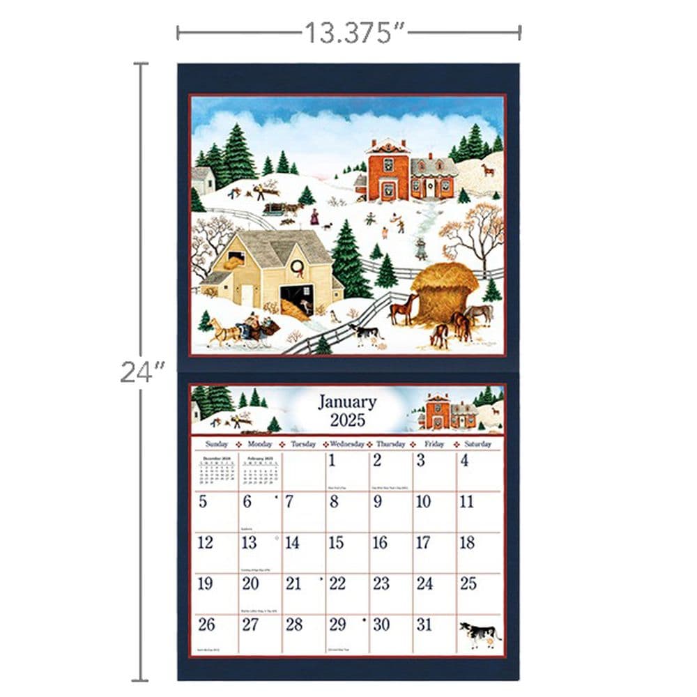 Linda Nelson Stocks 2025 Wall Calendar