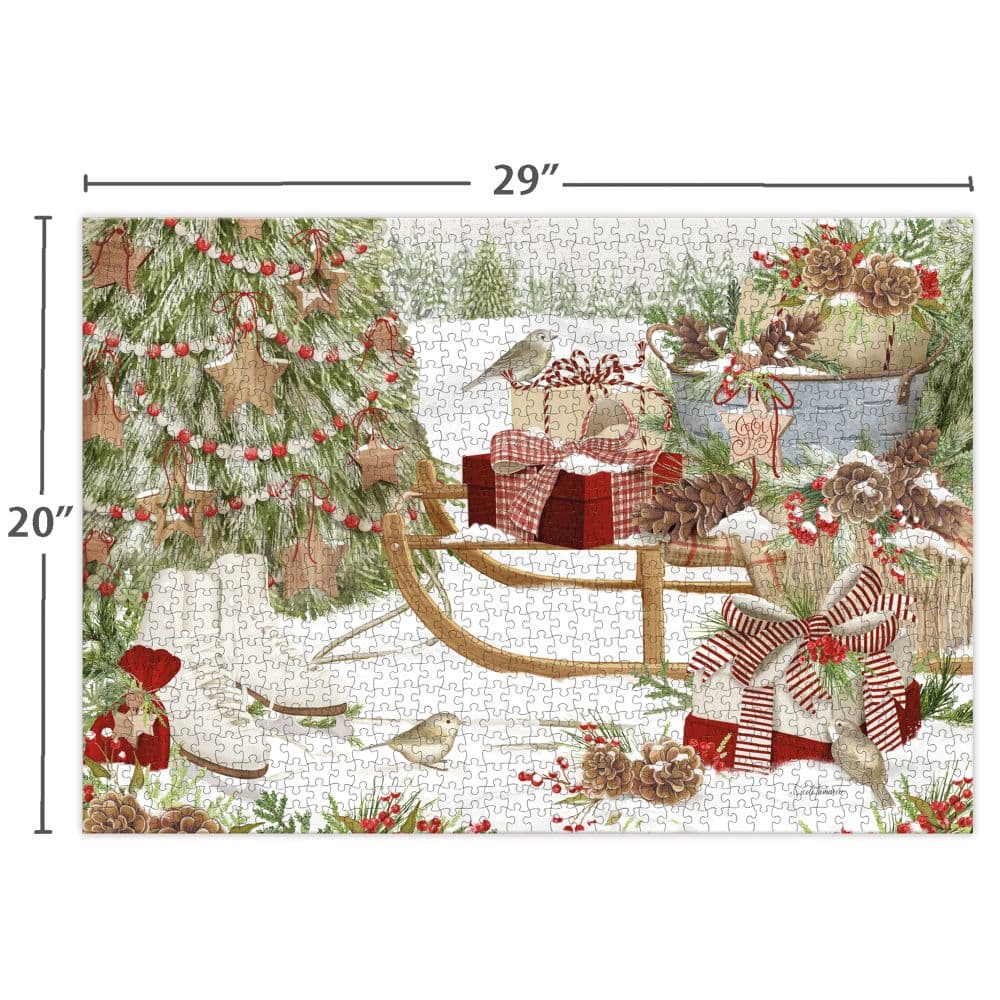 Snow and Cocoa Luxe 1000 Piece Puzzle Main Product Image Second Alternate Image
