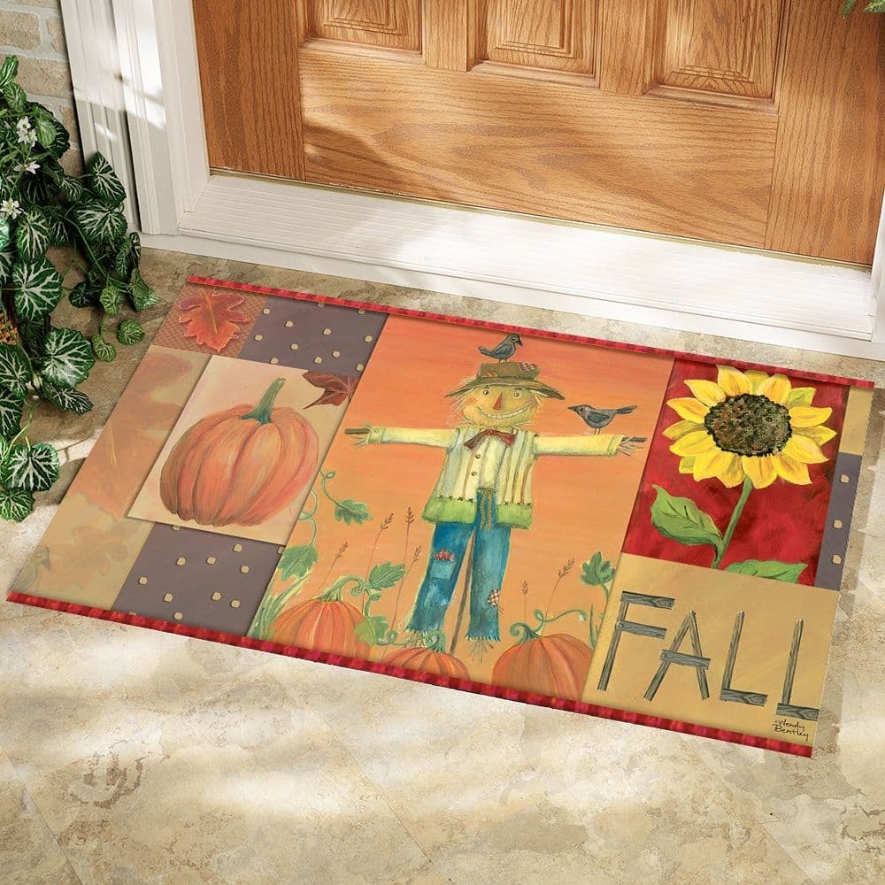 Fall Scarecrow Doormat by Wendy Bentley Alternate Image 1