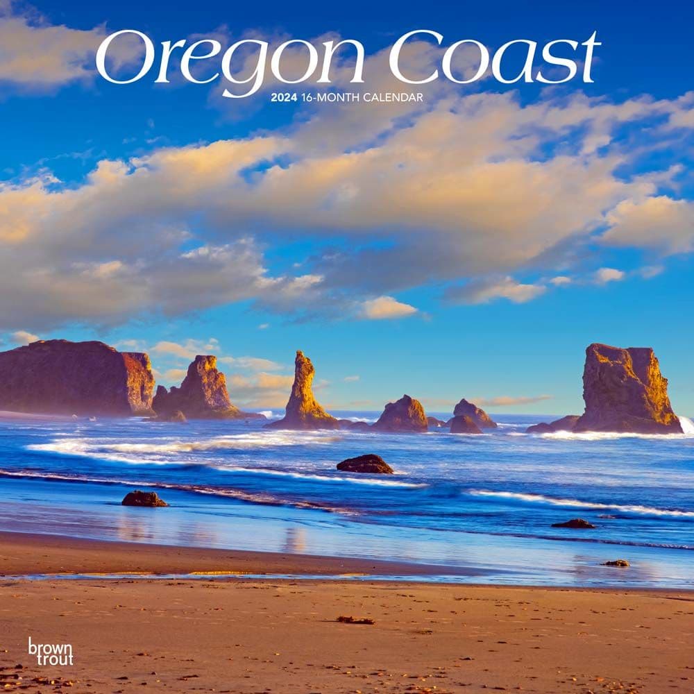 Oregon Coast 2024 Wall Calendar Main Product Image width=&quot;1000&quot; height=&quot;1000&quot;