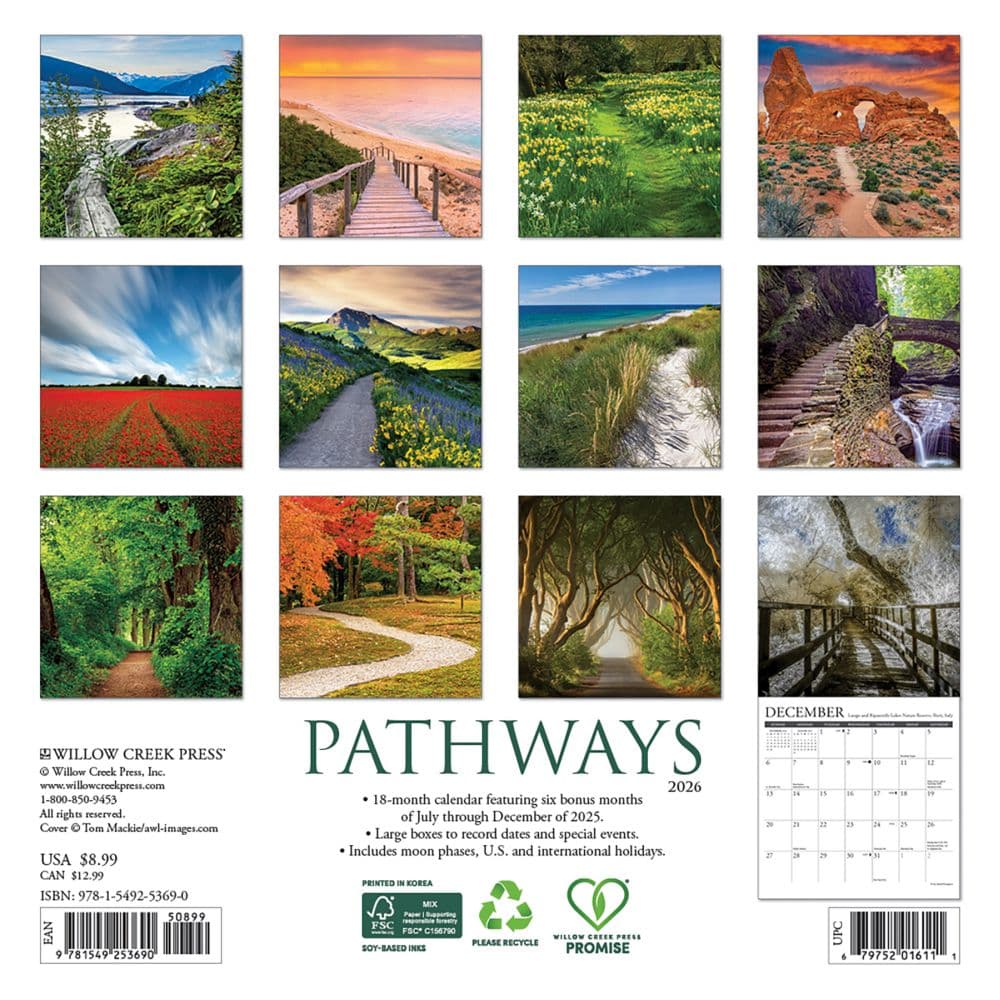 Pathways 2026 Mini Wall Calendar First Alternate Image