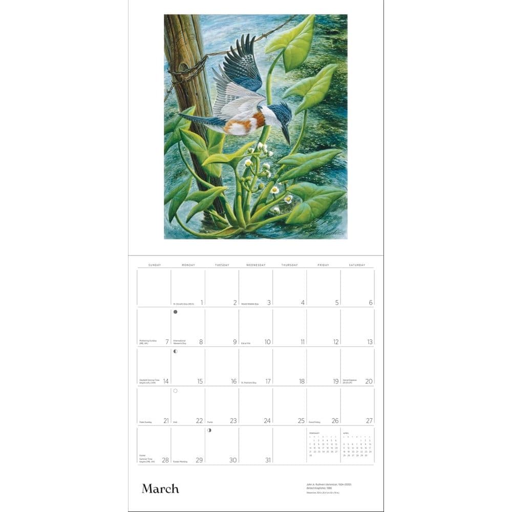 Birders View 2027 Wall Calendar by John A Ruthven Fourth Alternate Image