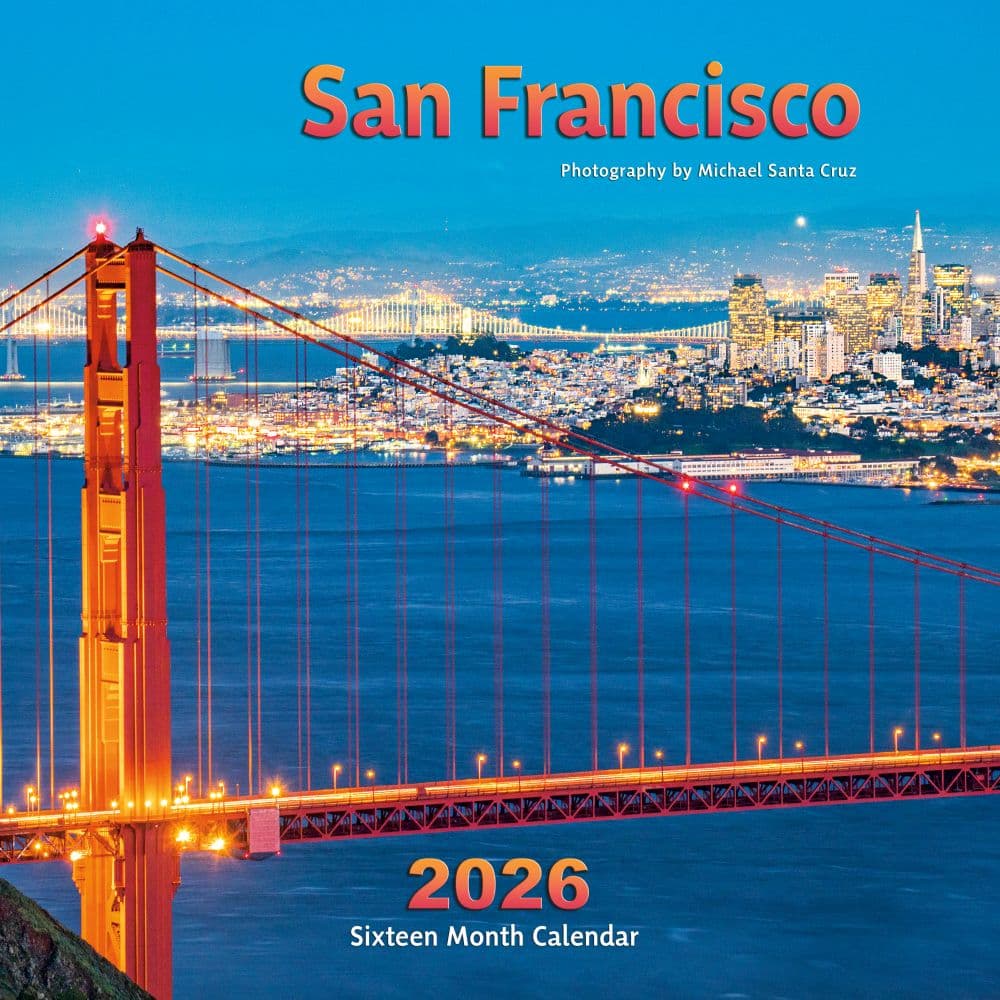 San Francisco 2026 Wall Calendar  Main Image
