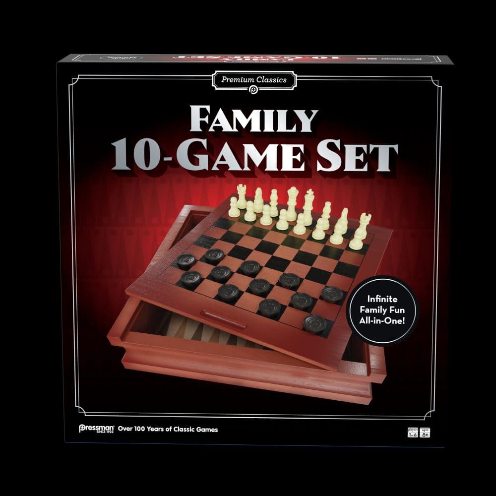 image Pressman Premium Classics Family 10-Game Set