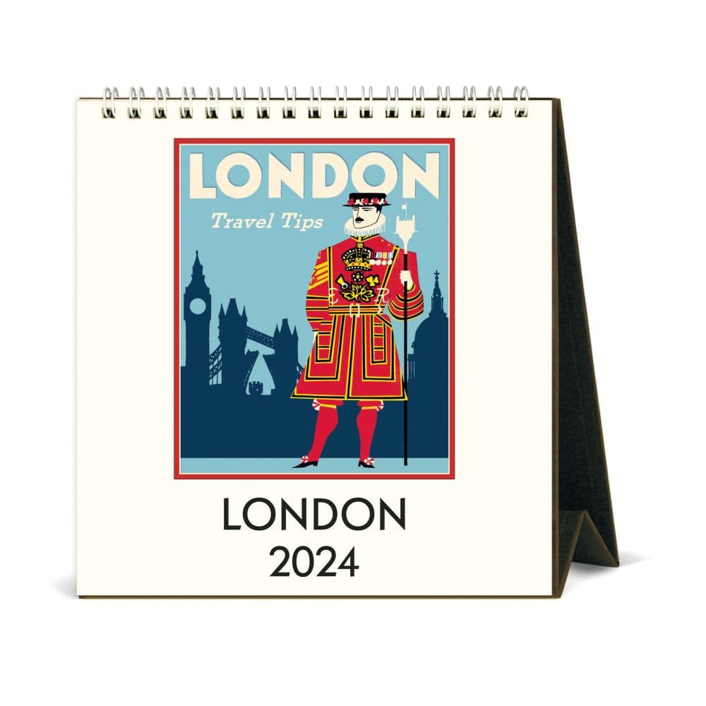 London Art 2024 Easel Desk Calendar - Calendars.com