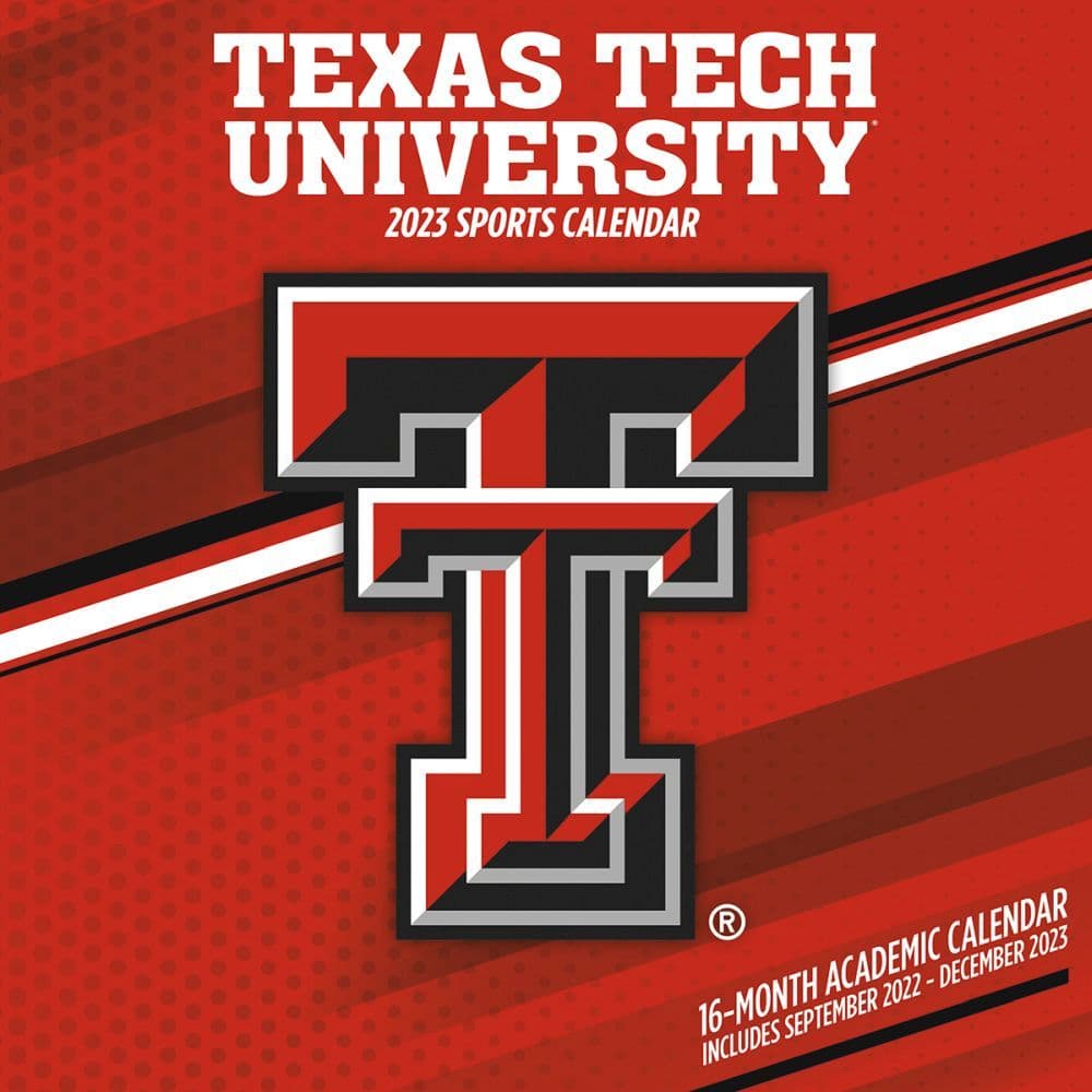 Texas Tech University Red Raiders 2023 Wall Calendar