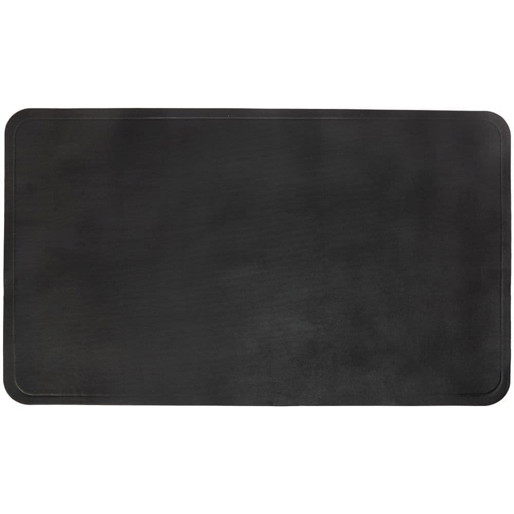 Black Desk Leatherette Desk Pad Alternate Image 1