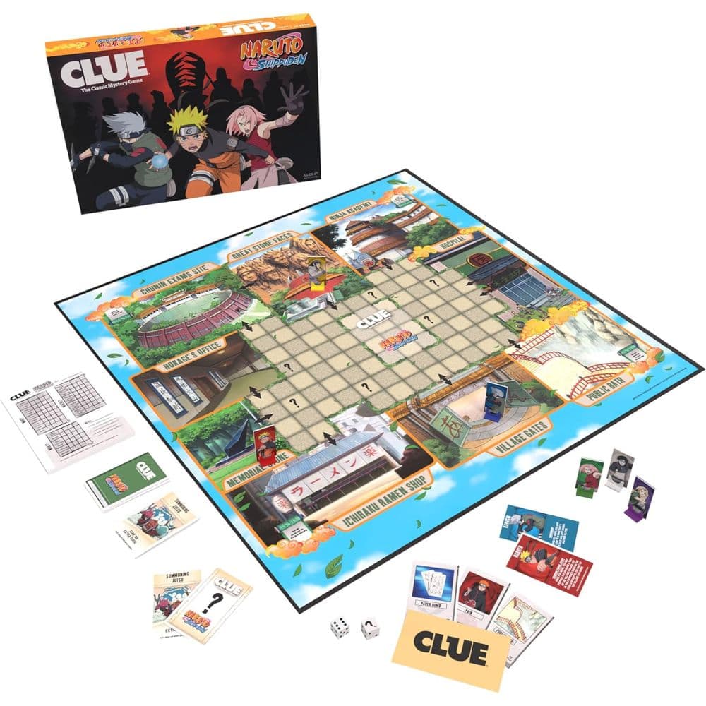 Clue Naruto Shippuden Classic Mystery Board Game Alt1