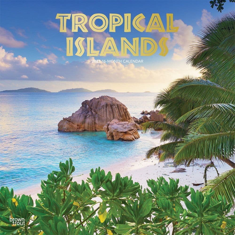 Collectable Calendars Collectables & Art Tropical Islands Calendar 2022  Travel Wall 15% Off Multi Orders! Collectable Paper & Ephemera