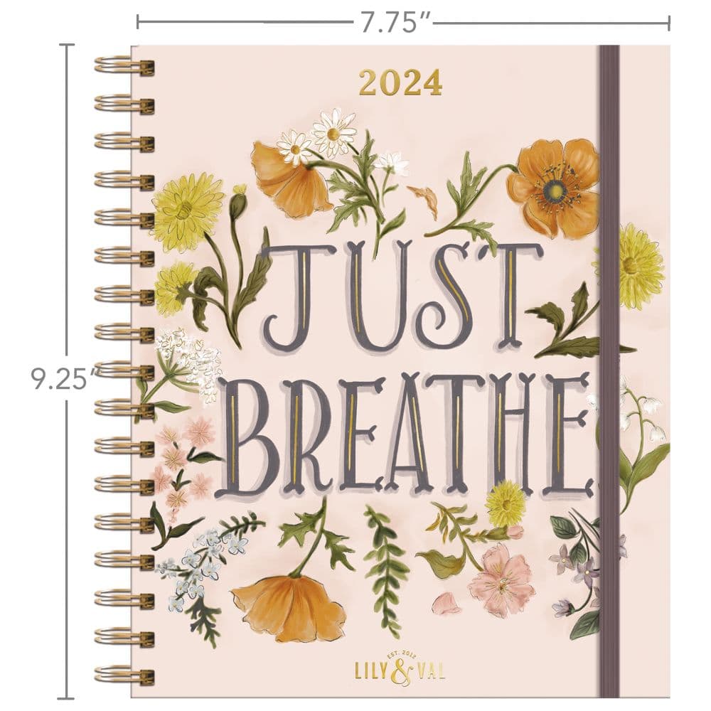 Just Breathe Plan It 2024 Planner Alternate Image 6