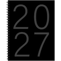 image Black 8.5 x 11 2027 Weekly Planner Main Product Image