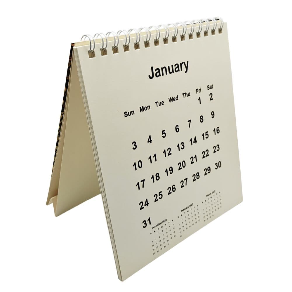 Hokusai 2027 Easel Desk Calendar Second Alternate Image