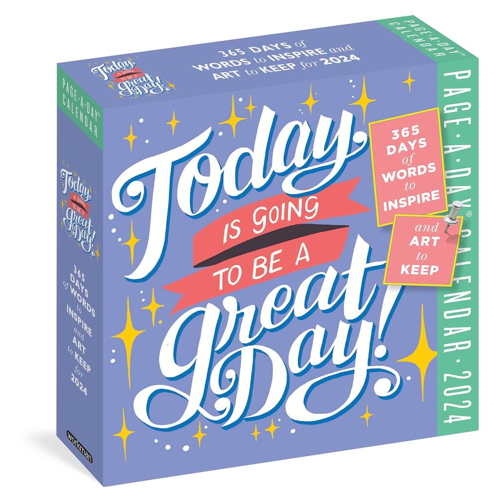 Today Great Day 2024 Desk Calendar Front Cover