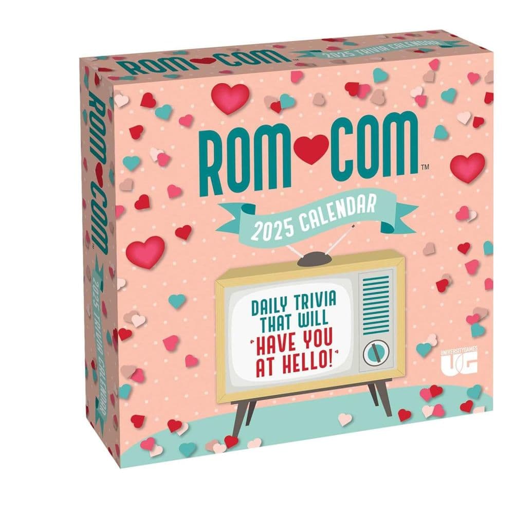 Rom Com Trivia 2025 Desk Calendar