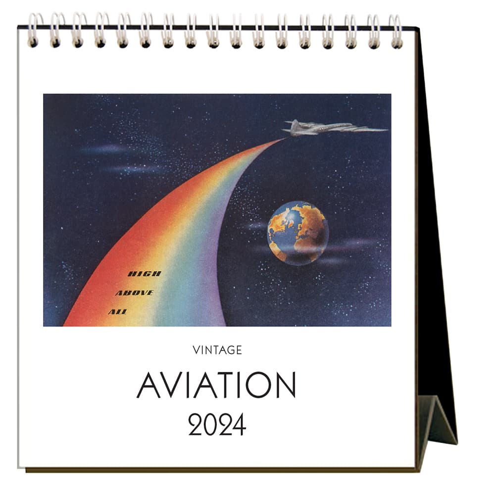 Aviation 2024 Easel Desk Calendar Main Product Image width=&quot;1000&quot; height=&quot;1000&quot;