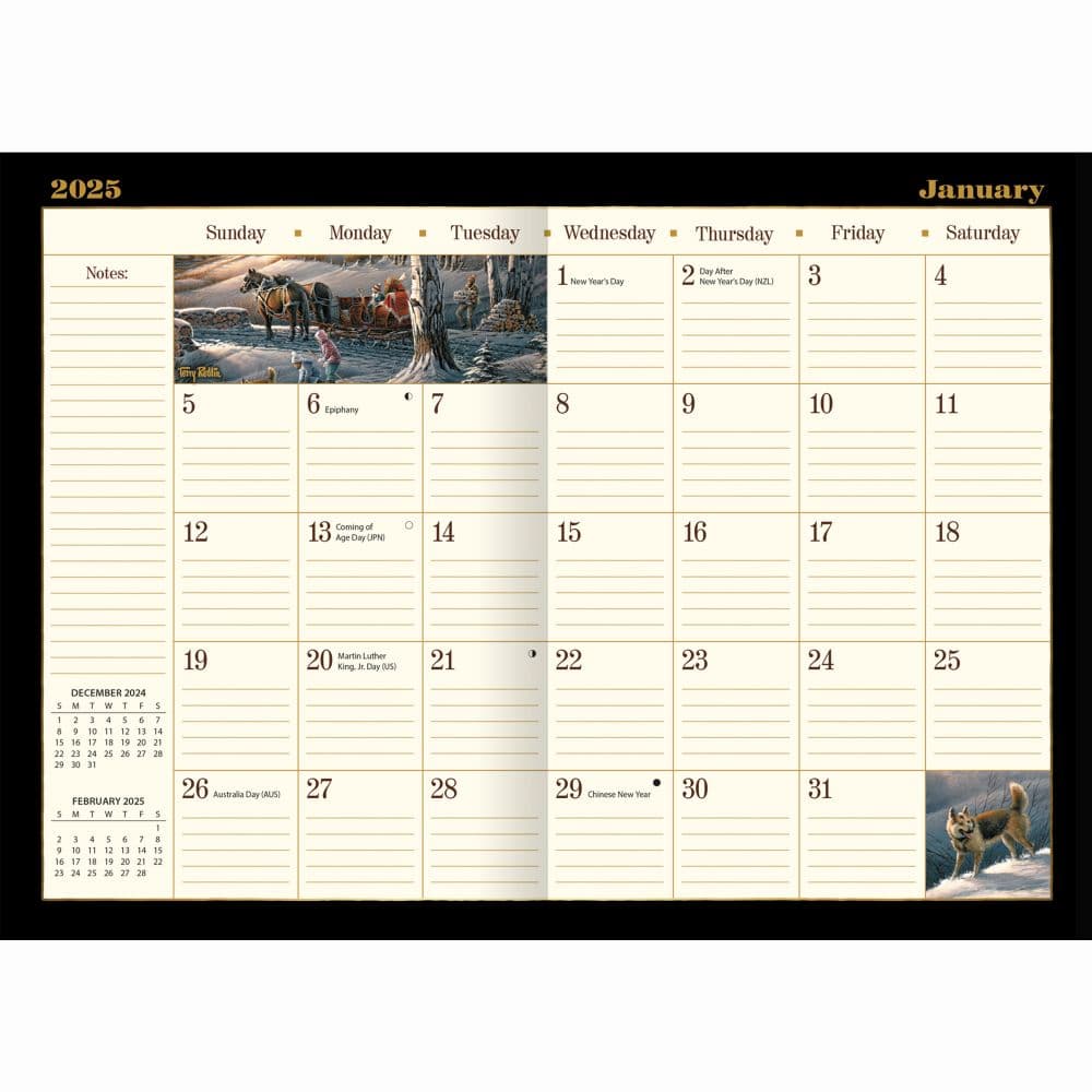 Terry Redlin 2025 Monthly Pocket Planner by Terry Redlin_ALT3