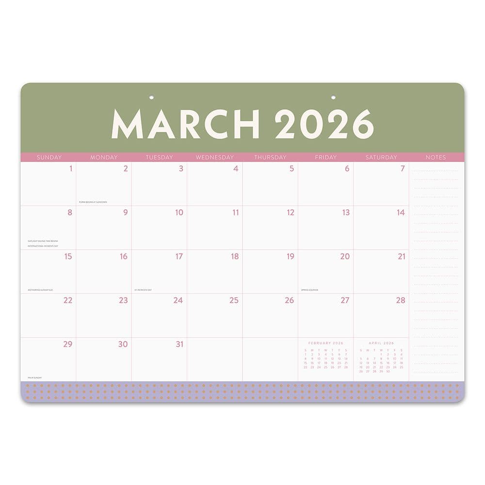 Color Block Decorative 2026 Desk Pad Fourth Alternate Image