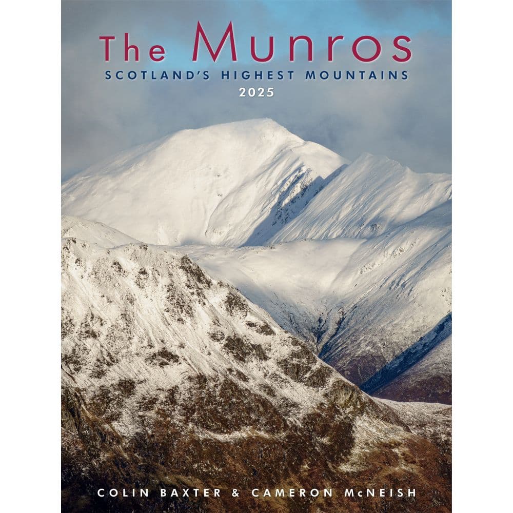 Munros Large 2025 Wall Calendar Main Image