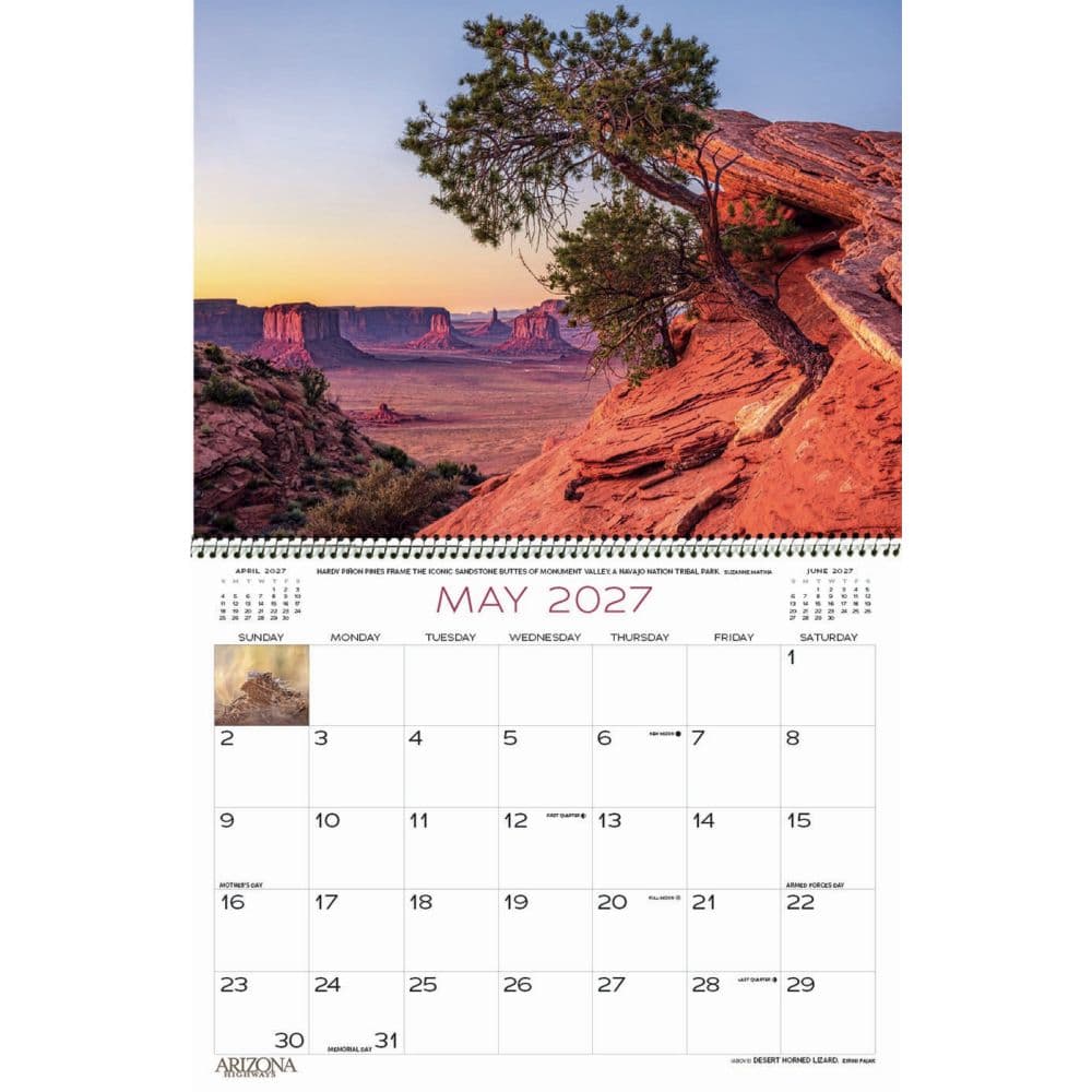Arizona Highways Classic 2027 Wall Calendar Third Alternate Image