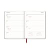 image Dots on Burgundy Textured 2026 Planner Fifth Alternate Image