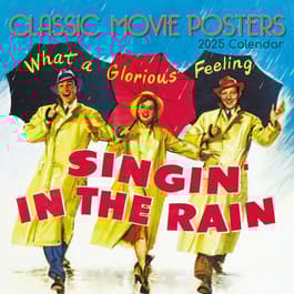 Classic Movie Posters 2025 Wall Calendar
