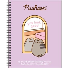 purinページ Pusheen 2026 Weekly Planner - Calendars.com