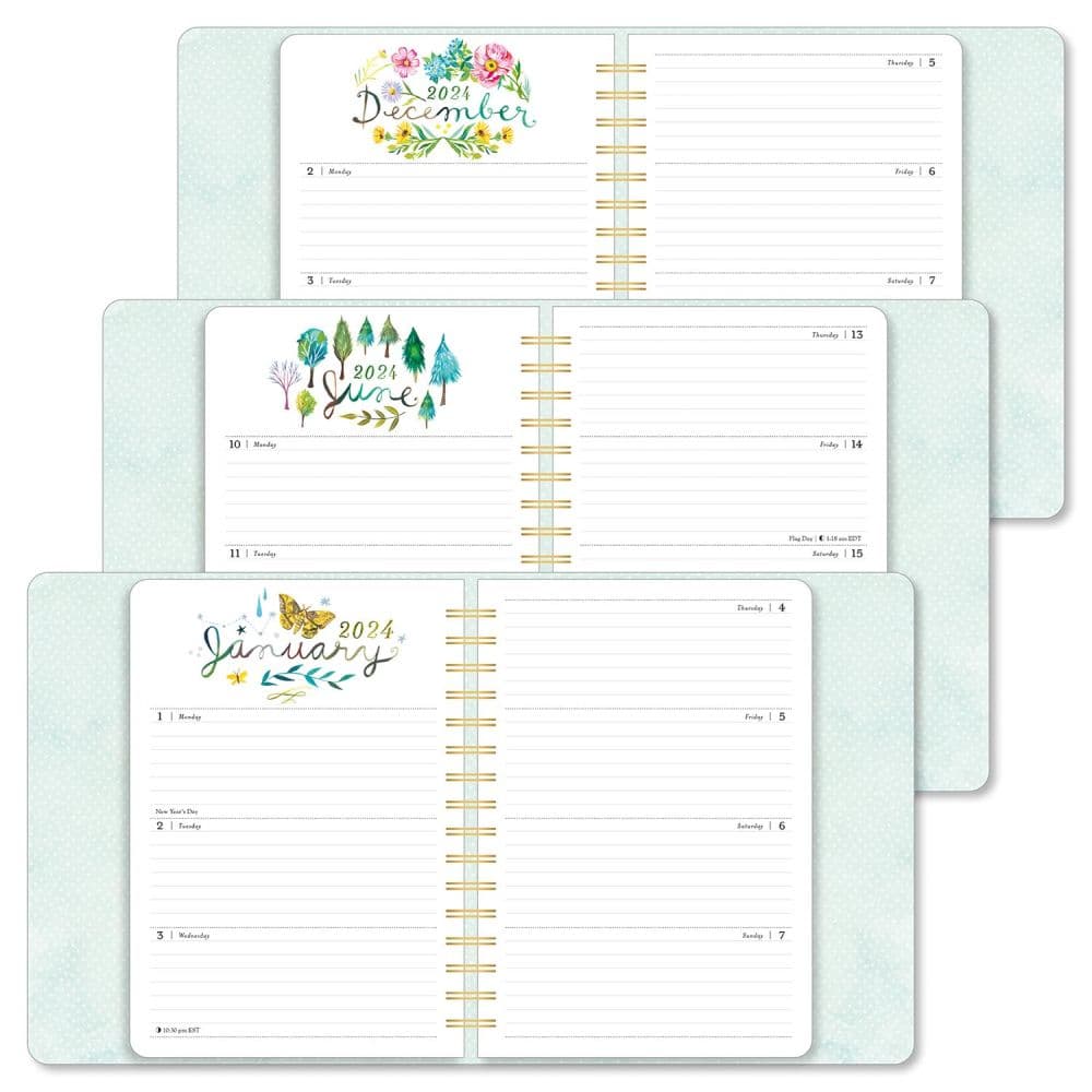 Katie Daisy Weekly Deluxe 2024 Planner Fourth Alternate Image width=&quot;1000&quot; height=&quot;1000&quot;
