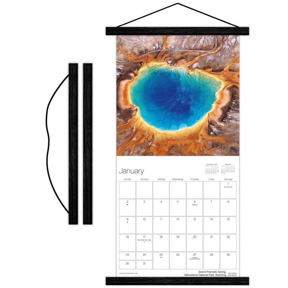 Magnetic Calendar Frame Black Main Image