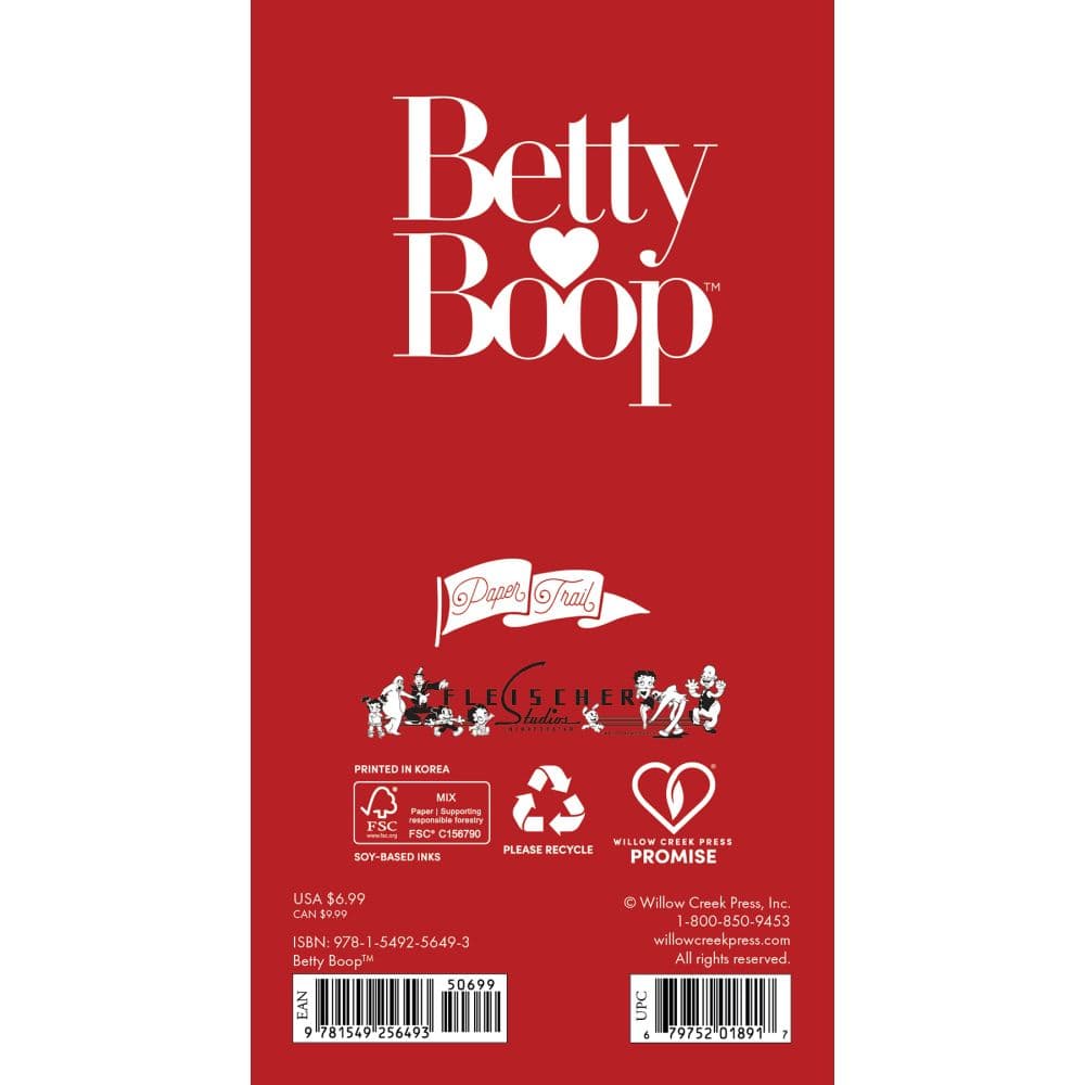 Betty Boop Monthly 2026 Pocket Planner First Alternate Image