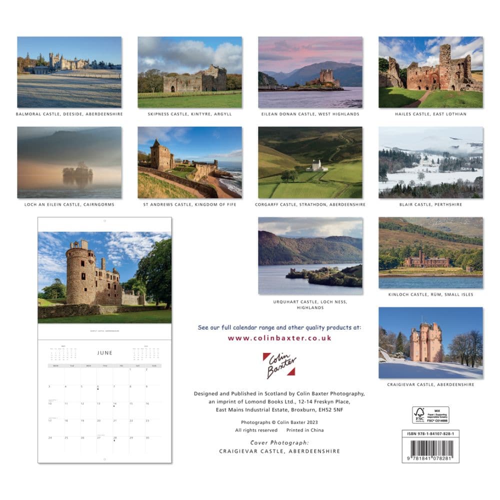 Scottish Castles 2024 Wall Calendar Alternate Image 1