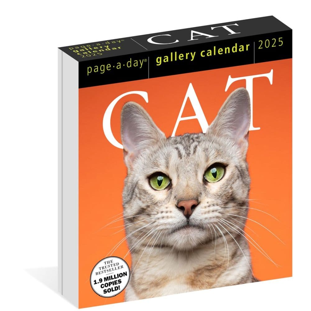 Cat Gallery 2025 Desk Calendar Main Image